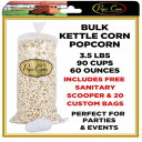 グルメケトルコーンポップコーン-バルク-卸売-5ガロン-90カップ-60オンス-無料のサニタリースクーパーと20個のギフトバッグが含まれています！ Pops Corn Gourmet Kettle Corn Popcorn-Bulk-Wholesale-5 Gallons-90 cups-60 oz -FREE SANITARY SCOOPER 20