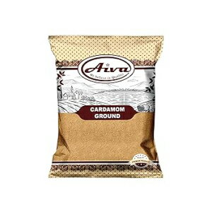 AIVA カルダモンパウダー (エライチパウダー) 非遺伝子組み換え | インディアン スパイス - 200gm ( 198.4g ) AIVA WE BELIEVE IN QUALITY AIVA Cardamom Ground (Elaichi Powder) Non-GMO | Indian Spice - 200gm ( 7 Oz )
