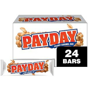 PAYDAY s[ibc L LfB[o[A1.85 IX (24 ) PAYDAY Peanut Caramel Candy Bars, 1.85 oz (24 Count)