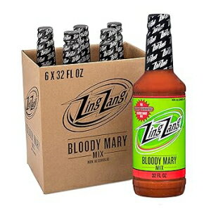 32 Fl Oz Bottles (Pack of 6), Zing Zang Bloody Mary Mix, Non-Alcoholic Cocktail Mixer with a Bold-Tasting Seven Vegetable Juice and Spice Blend, 32 Fl Oz Bottles (Pack of 6)