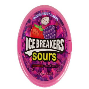Ice Breakers Sours Strawberry-Mixed Berry 1.5 Oz Containers (Pack Of 8), 1.5 Ounce