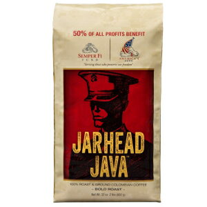 ジャーヘッド ジャワ コーヒー、ボールド ロースト、32 オンス Jarhead Java Coffee, Bold Roast, 32 Ounce