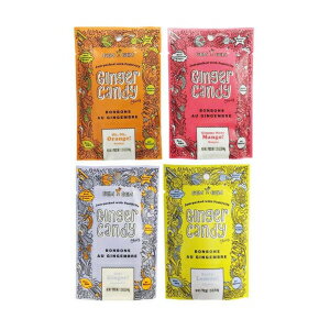 楽天GlomarketVariety, Gem Gem All Natural Chewy Ginger Candy Variety Bundle Pack 1.25oz