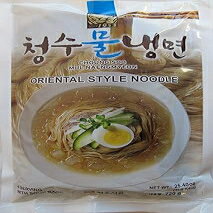 1.58 Pound (Pack of 1), Choung Soo Mul Naengmyeon, Korean Cold Noodle with Soup Base 720g (1 Pack)