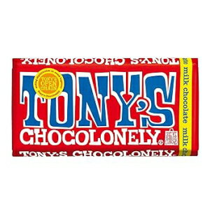 Tony'sChocolonely32%ミルクチョコレートバー-ベルギーチョコレート、人工香料不使用