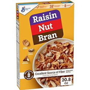 シリアル レーズンナッツブランシリアル、全粒穀物で作られた高繊維シリアル、20.8オンス Raisin Nut Bran Cereal, High Fiber Cereal Made with Whole Grain, 20.8 oz