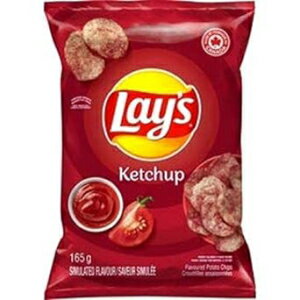 Lays ケチャップチップス - 大きな袋 - 165 グラム - 破裂しない袋 - パッケージは気泡緩衝材で包まれています - 配送中に保護されています Lays Ketchup Chips - Large Bag - 165 Grams - No Popped Bags - Package comes Bubble Wrapped -