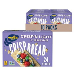 Wasa Crisp'n Light 7 Grain Cracker Bread, 4.9 Ounce (Pack of 10)