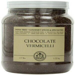 ǥĥ꡼ 祳졼ȥСߥꡢ2.7ݥ India Tree Chocolate Vermicelli, 2.7 lb