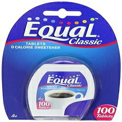 100 Count (Pack of 6), Original, EQUAL 0 Calorie Sweetener Tablets, Sugar Substitute, Zero Calorie Sugar Free Sweetener Tablets, 100-Count (Pack of 6)