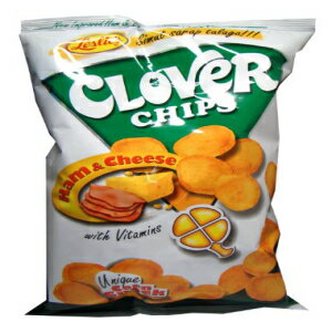 レスリークローバーチップス - ハム＆チーズ、155グラム（25個パック） Leslie Clover Chips - Ham & Cheese, 155-Grams (Pack of 25)