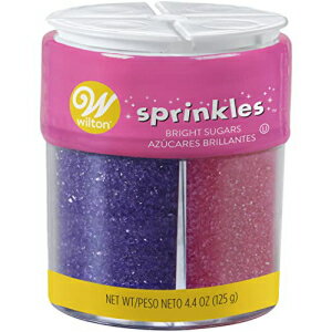 Wilton Colored Sugar Sprinkles Medley Baking Supplies, 4.4 oz, Bright Multicolored, Kosher