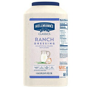 Hellmann's Classics サラダドレッシングランチ 1 ガロン、4 個パック Hellmann's Classics Salad Dressing Ranch 1 Gal, Pack of 4