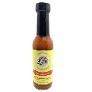 Lillie's of Charleston Special Blend Natural All Purpose Sauce | No Preservatives, Vegan & Lower Sodium | Great on Buffalo Wings, Oysters, Shrimp, Seafood, Scrambled Eggs & Grits | 5 oz Bottle