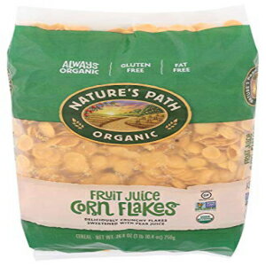 シリアル Nature's Path オーガニック コーンフレーク シリアル、26.4 オンスのエコパックバッグ Nature's Path Organic Corn Flakes Cereal, 26.4 oz Eco Pac Bags