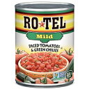 ROTEL マイルド角切りトマトとグリーンチリ、10 オンス (12個入り) ROTEL Mild Diced Tomatoes and Green Chilies, 10 oz. (Pack of 12)