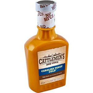 Cattlemen's JCi ^W[ S[h BBQ \[XA18 IX Cattlemen's Carolina Tangy Gold BBQ Sauce, 18 oz