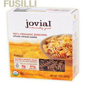 Jovial、パスタ アインコーン フジッリ オーガニック、12 オンス Jovial, Pasta Einkorn Fusilli Organic, 12 Ounce