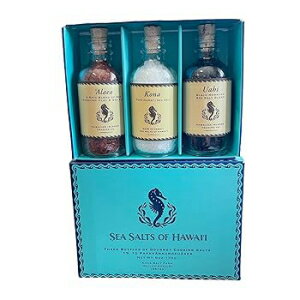 楽天GlomarketSea Salts of Hawaii Sea Salt Sampler Box - 3 Count 2oz. Each of Alaea, Uahi & Kona - Made in Hawaii -