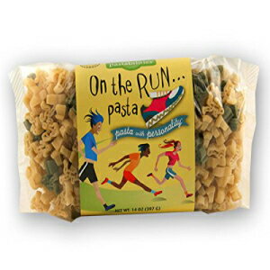 楽天GlomarketPastabilities On the Run Pasta、楽しい形のランナー&シューズヌードル、子供やギフト用、非GMO天然小麦パスタ14オンス（4パック） Pastabilities On the Run Pasta, Fun Shaped Runners & Shoes Noodles for Kids and Gifts, Non-GMO Natural Wh
