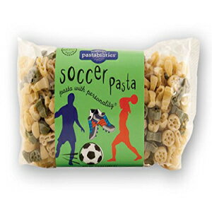 楽天GlomarketPastability サッカー型パスタ、ボールとサッカークリート 子供と青少年プレーヤー向けの楽しい形の麺、非遺伝子組み換え天然小麦パスタ 14 オンス （4 パック） Pastabilities Soccer Shaped Pasta, Ball and Soccer Cleat Fun Shaped Noodles for Kids