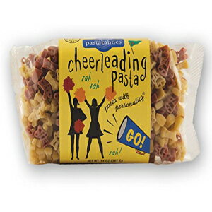 Pastabilities `A[fBOpX^Aq̊y`̃`AƃKzk[hA`qg݊VRpX^ 14 IX (4 pbN) Pastabilities Cheerleading Pasta, Fun Shaped Cheer and Megaphone Noodles for Kids, Non-GMO Natural