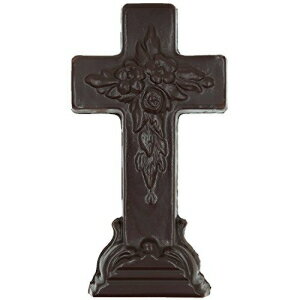 フィラデルフィア キャンディーズ ソリッド ダーク チョコレート イースター クロス、10 オンス Philadelphia Candies Solid Dark Chocolate Easter Cross, 10 Ounce