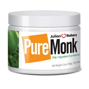 Julian Bakery Pure Monk v25 Monk Fruit Extract Sweetener Sugar Free 3.5oz 100 Servings