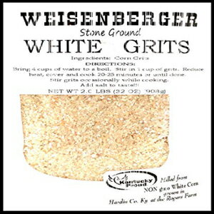 ワイゼンバーガー ストーングラウンドグリッツ - ホワイトコーングリッツ オールドファッション 南部スタイル - 地元 ケンタッキープラウド 非遺伝子組み換えオールドファッショングリッツ - …