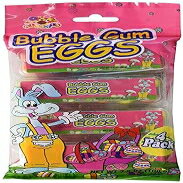 バブルガムイースターエッグバスケット詰め物4個パック 2.87オンス 4 Pack of Bubble Gum Easter Eggs Basket Stuffers, 2.87 oz