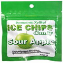 VIĖpE`ACX`bvXLfB (T[AbvA12pbN) New! Ice Chips Candy in Re-sealable Pouches (Sour Apple, 12-Pack)