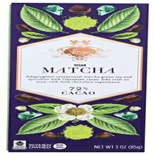 Vosges Haut 抹茶グリーンティー スーパー ダーク チョコレート バー、3 オンス (12 個パック) Vosges Haut Matcha Green Tea Super Dark Chocolate Bar, 3 Ounce (Pack of 12)
