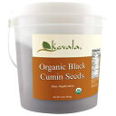 Kevala オーガニック生ブラッククミンシード (ナイジェラサティバ) 4 ポンド (プラスチックペール) Kevala Organic Raw Black Cumin Seeds (Nigella Sativa) 4 Lb (plastic pail)
