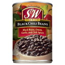 S&W v~A ubN`r[Y 6`15.5 IX S&W Premium Black Chili Beans 6-15.5 Oz Cans