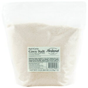 Roland Foods シーソルト、セル グリ グレー、5 ポンド Roland Foods Sea Salt, Sel Gris Grey, 5 Pound