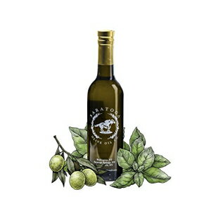 サラトガ オリーブ オイル カンパニー バジル注入オリーブオイル 375ml (12.7オンス) Saratoga Olive Oil Company Basil Infused Olive Oil 375ml (12.7oz)