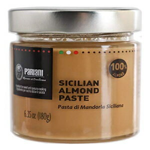 パリアーニ 100% ピュア シチリア産アーモンド ペースト (無糖) 180g PARIANI 100% Pure Sicilian Almond Paste (Unsweetened) 180g
