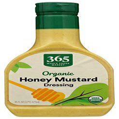 楽天Glomarket365 by Whole Foods Market、ドレッシング マスタード ハニー オーガニック、16 液量オンス 365 by Whole Foods Market, Dressing Mustard Honey Organic, 16 Fl Oz