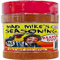 Mad Mike's Seasoning - リーパーダスト - キャロライナリーパーペッパーを使用 - 2オンスの天然スパイス Mad Mike's Seasoning - Reaper Dust - Made with the Carolina Reaper Pepper - 2 oz of All Natural Spices