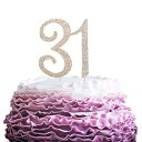 LINGPAR 31΂̒aP[Lgbp[ - Vō̃NX^CXg[ 31΂̌LO܂31΂̃P[Lgbp[ p[eB[fR[V S[h LINGPAR 31 Years Birthday Cake Topper - New Best Crystal Rhinestone 31st Wedding Ann