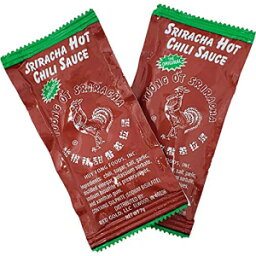 シラチャー ホットチリソース パケット、持ち運び用パケット、7 グラム パケット (50 パック) Sriracha Hot Chili Sauce Packets, On-The-Go Packet, 7 Gram Packets (50-Pack)