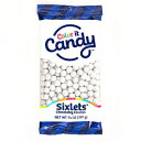 Color It キャンディホワイト Sixlets 14 オンス ペグバッグ - テーブルセンターピース、結婚式、誕生日、キャンディビュッフェ、パーティーの記念品に最適です。 Color It Candy White Sixlets 14 Oz Peg Bag - Perfect For Table Centerpieces, We