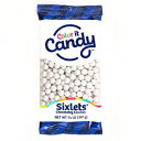 Color It キャンディーシマー ホワイト Sixlets 14 オンス ペグバッグ - テーブルセンターピース、結婚式、誕生日、キャンディービュッフェ、パーティーの記念品に最適です。 Color It Candy Shimmer White Sixlets 14 Oz Peg Bag - Perfect For Tabl