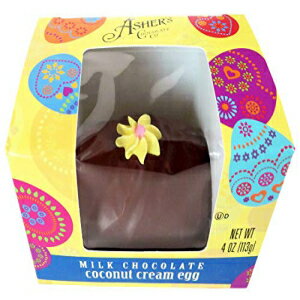 楽天GlomarketAsher's ココナッツ クリーム チョコレート イースター エッグ （4 オンス） Asher's Coconut Cream Chocolate Easter Eggs （4 Oz）