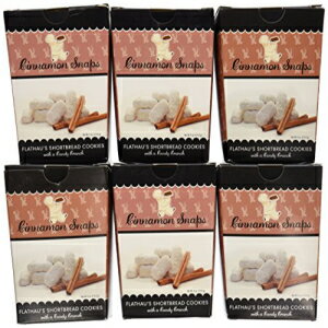Flatau's Fine Foods シナモンスナップ、4オンス箱 (12個パック) Flathau's Fine Foods Cinnamon Snaps, 4-Ounce Boxes (Pack of 12)