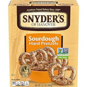 13.5 Ounce (Pack of 1), Sourdough, Snyder's of Hanover Pretzels, Sourdough Hard Pretzels, 13.5 Oz Box