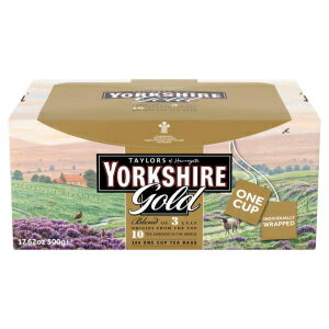 200 Count (Pack of 1), Yorkshire Gold, Taylors of Harrogate Yorkshire Gold Individually Wrapped Tea Bags, 200 Count.