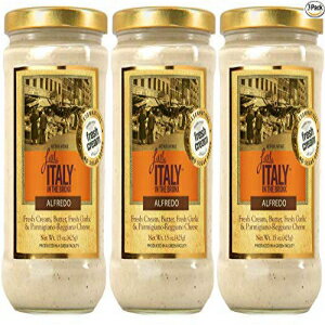 リトル イタリー ブロンクス アルフレッド ソース 15 オンス (3 パック) Little Italy Bronx Alfredo Sauce 15 oz (3 Pack)