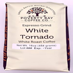 ホワイトコーヒー - Poverty Bay Coffee Co でローストされたホワイトコーヒー豆 1 ポンド～2 ポンドの袋 粉砕されたホワイトコーヒー 特別な挽き - ホワイトコーヒーとは何ですか (1ポンド) White Coffee - 1lb-2lb Bag of White Coffee Beans