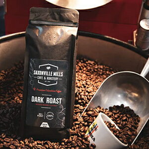 新鮮なローストコーヒー - 全豆 - コロンビア産ダークロースト - シングルオリジンファーム - 1ポンドコーヒー - サクソンビルミルズカフェ Fresh Roasted Coffee - Whole beans - Dark Roasted from Colombia - Single Origin Farm - 1 Lb cof